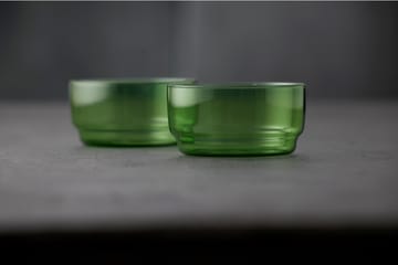 Ciotola Torino 50 cl confezione da 2 - Verde - Lyngby Glas