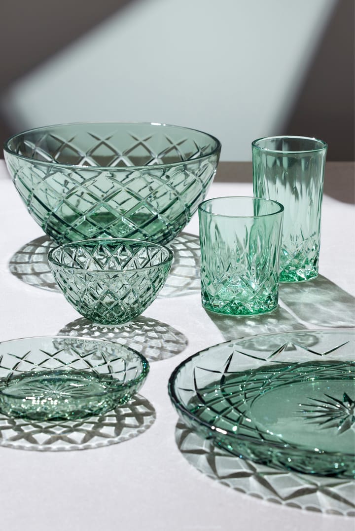 Piattino Sorrento, Ø 16 cm, confezione da 4, Verde Lyngby Glas