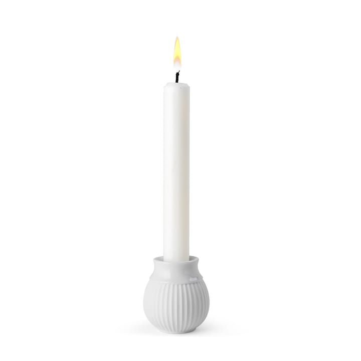 Candeliere Curve 7 cm, Bianco Lyngby Porcelæn