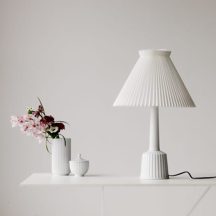 Lampada da tavolo Esben Klint, Bianco, h.44 cm Lyngby Porcelæn