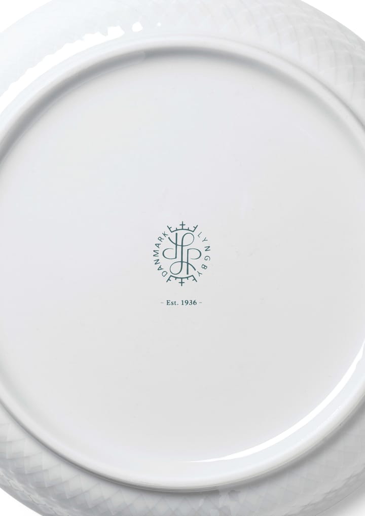 Piatto da dolce Rhombe Ø 16 cm, Bianco Lyngby Porcelæn