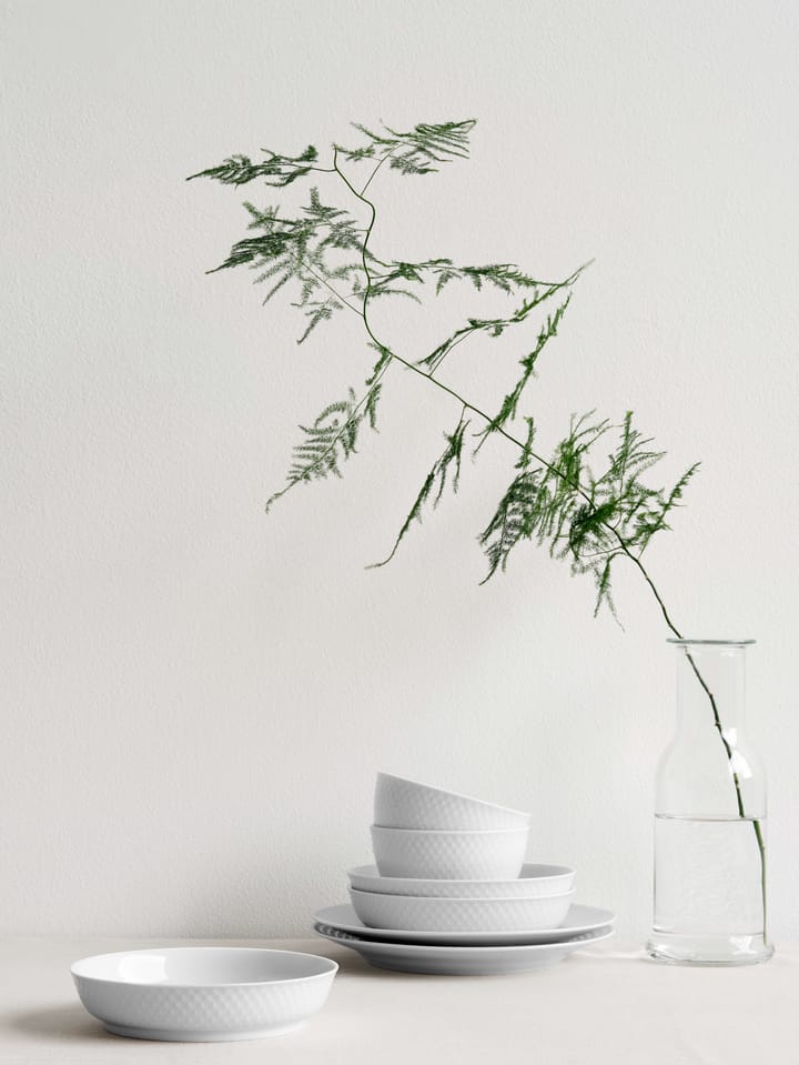 Piatto da dolce Rhombe Ø 16 cm, Bianco Lyngby Porcelæn