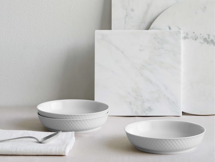 Piatto da dolce Rhombe Ø 16 cm, Bianco Lyngby Porcelæn