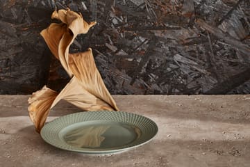 Piatto da pranzo Rhombe Earth Ø21 cm - Muschio - Lyngby Porcelæn