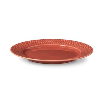 Piatto Rhombe terracotta - 23 cm - Lyngby Porcelæn