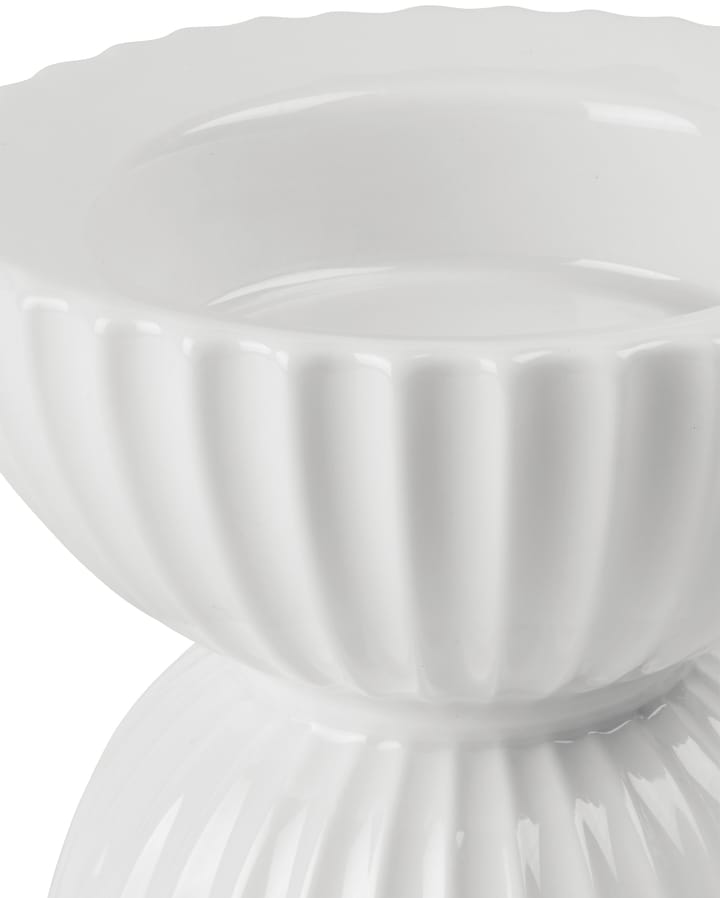 Portacandela Lungby Tura, Ø 11,5 cm, Bianco Lyngby Porcelæn