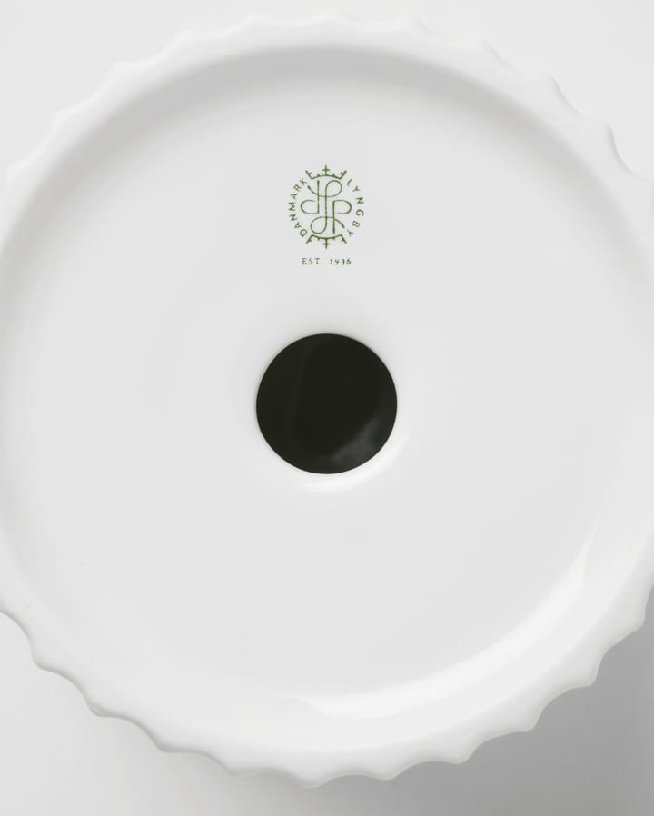 Portacandela Lungby Tura, Ø 11,5 cm, Bianco Lyngby Porcelæn