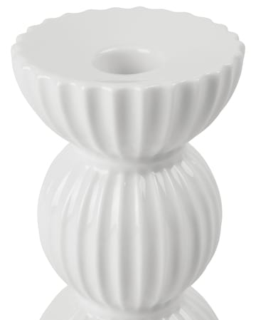 Portacandela Lungby Tura, 14 cm - Bianco - Lyngby Porcelæn