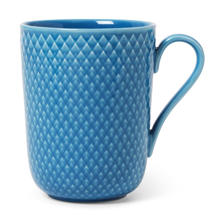 Tazza con manico Rhombe 33 cl - Blu - Lyngby Porcelæn