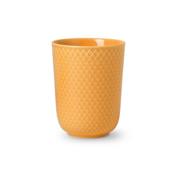 Tazza senza manico Rhombe mug 33 cl - giallo - Lyngby Porcelæn