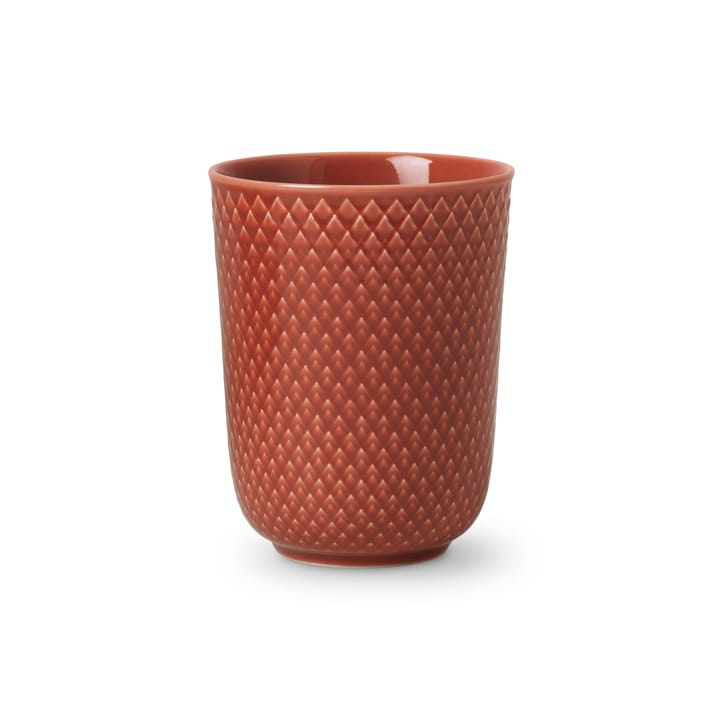 Tazza senza manico Rhombe mug 33 cl - terracotta - Lyngby Porcelæn