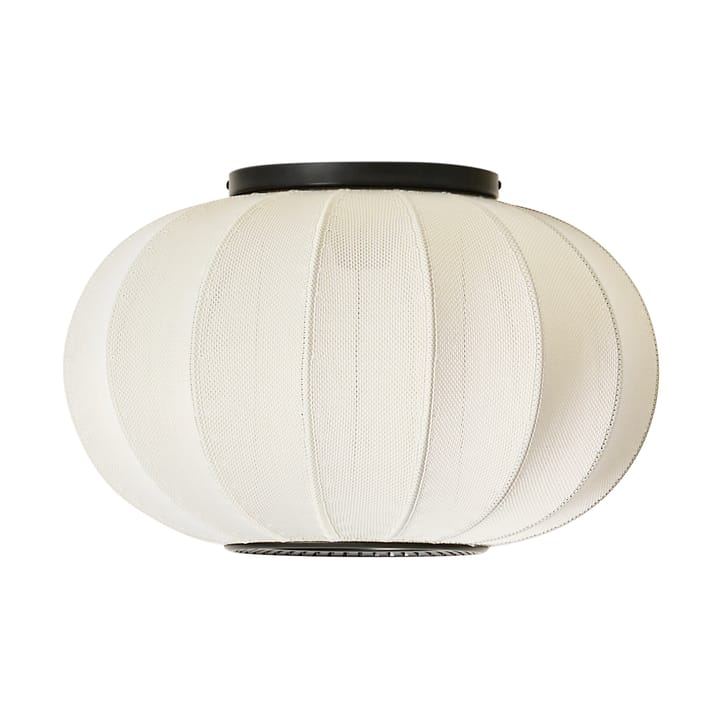 Lampada da parete e soffitto Knit-Wit 45 Oval - Pearl white - Made By Hand