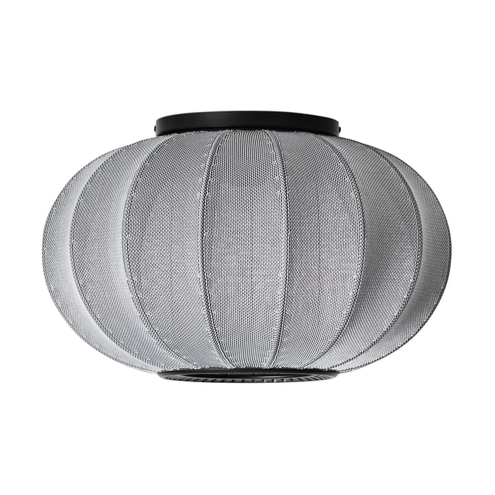 Lampada da parete e soffitto Knit-Wit 45 Oval - Silver - Made By Hand