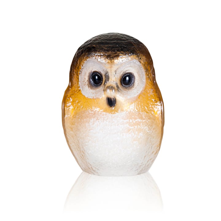 Scultura vetro Safari Owl, Piccolo Målerås Glasbruk