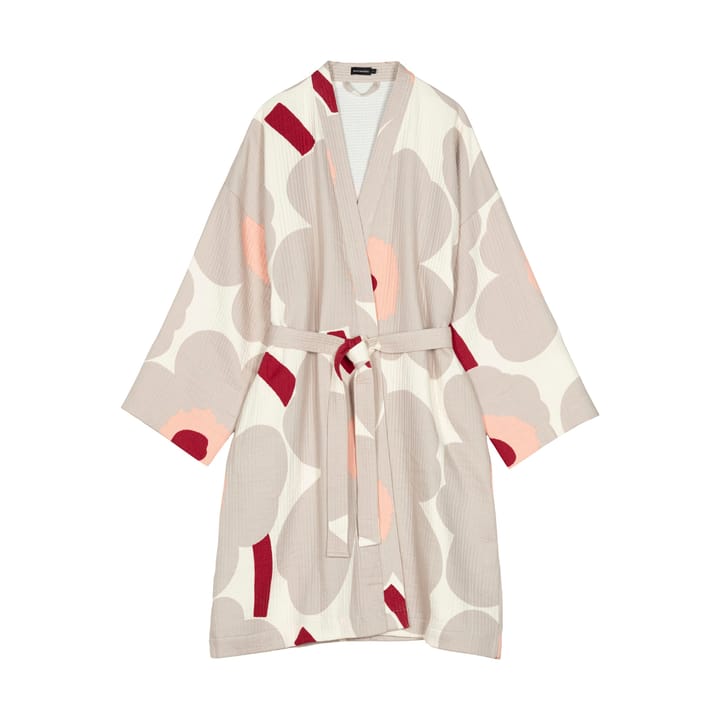 Accappatoio Unikko - Powder-grey-cherry-pink, L - Marimekko