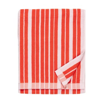 Asciugamano da bagno Raide 70x150 cm - Rosso-rosa chiaro - Marimekko