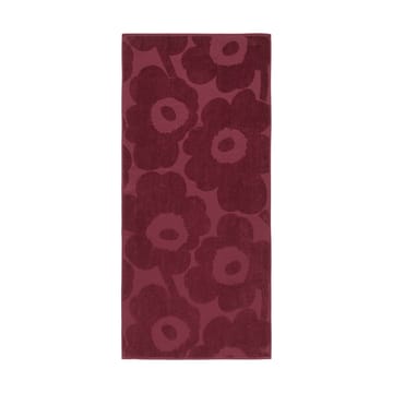 Asciugamano da bagno Unikko solid 70x150 cm - Rosso scuro - Marimekko