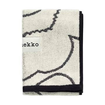 Asciugamano per ospiti Piirto Unikko 30x50 cm - Ivory-black - Marimekko