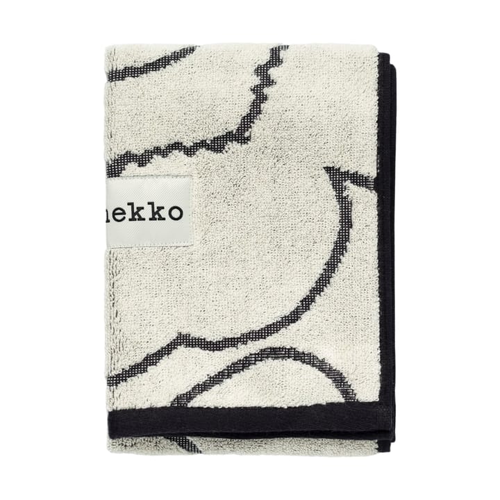 Asciugamano per ospiti Piirto Unikko 30x50 cm, Ivory-black Marimekko