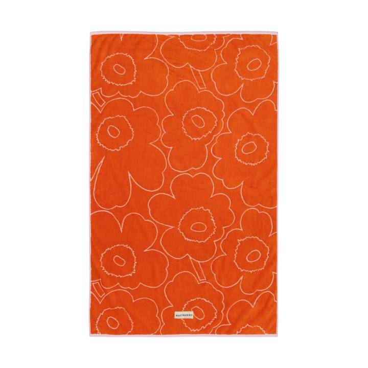 Asciugamano Piirto Unikko 100x160 cm, Burnt orange-pink Marimekko