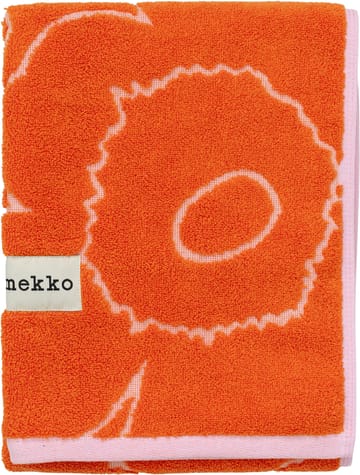 Asciugamano Piirto Unikko 50x100 cm - Burnt orange-pink - Marimekko