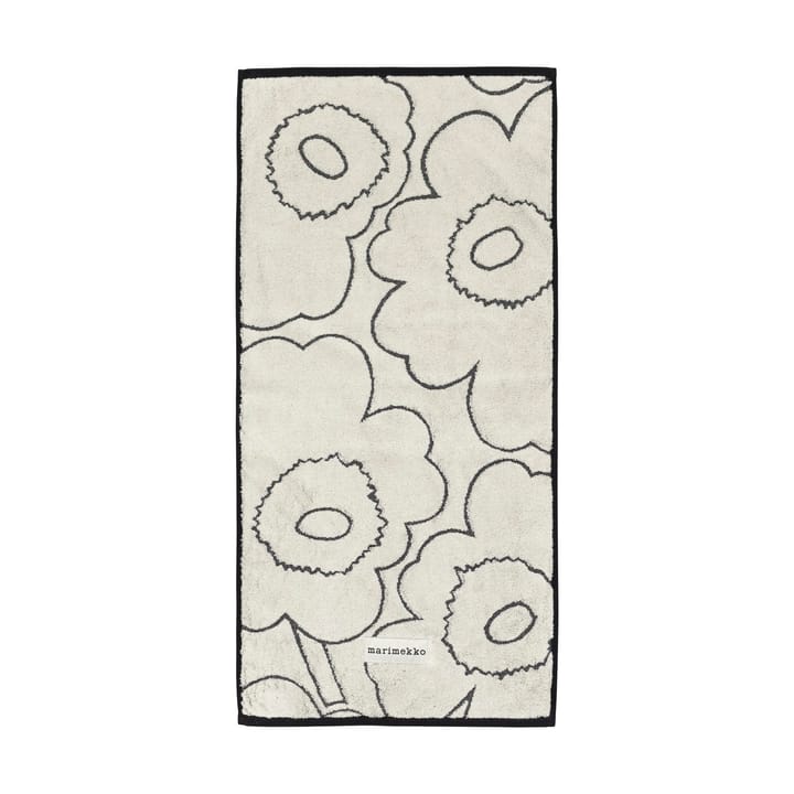 Asciugamano Piirto Unikko 50x100 cm, Ivory-black Marimekko