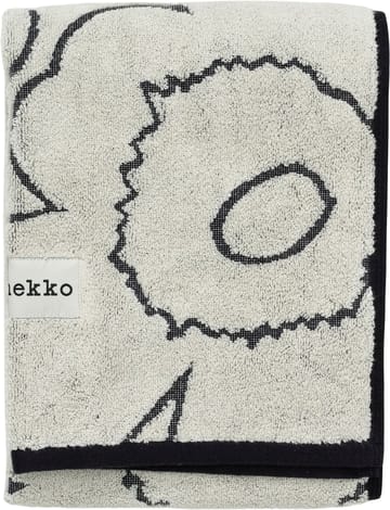 Asciugamano Piirto Unikko 50x100 cm - Ivory-black - Marimekko