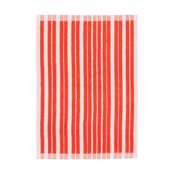 Asciugamano Raide 50x70 cm - Rosso-rosa chiaro - Marimekko