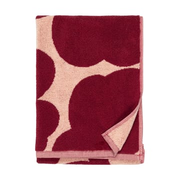 Asciugamano Unikko 50x70 cm - Pink-dark cherry - Marimekko