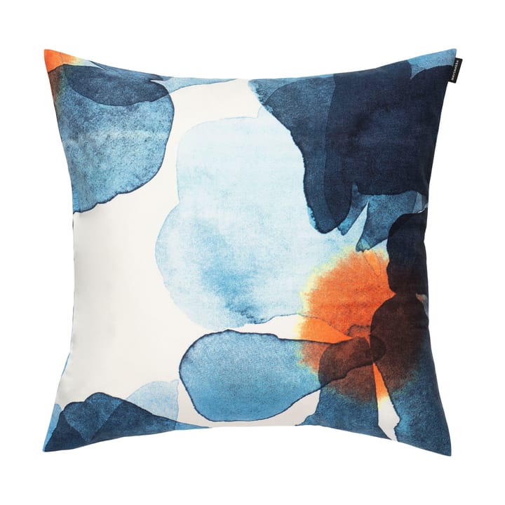 Copricuscino Valssi 50x50 cm - Bianco-blu scuro-Arancio - Marimekko