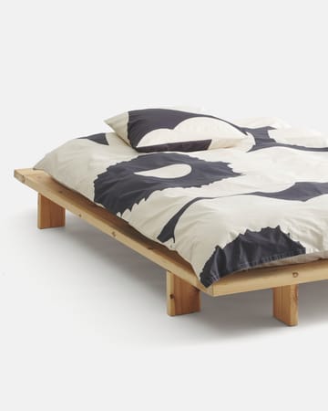 Copripiumino Iso Unikko 150x210 cm - Charcoal-off white - Marimekko