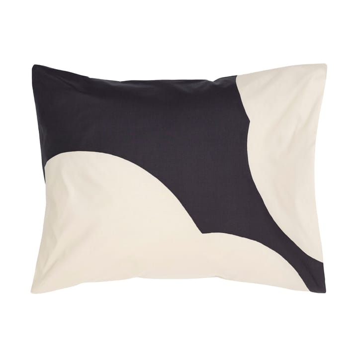 Fodera per cuscino Iso Unikko 50x60 cm - Off white-charcoal - Marimekko