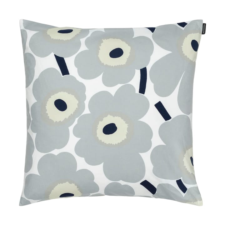 Fodera per cuscino Pieni Unikko 50x50 cm - Grey-sand-dark blue - Marimekko