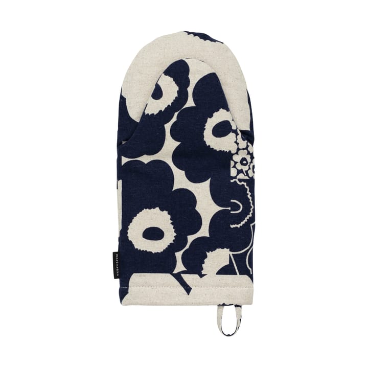 Guanto da forno Unikko Collage, Linen-dark navy Marimekko