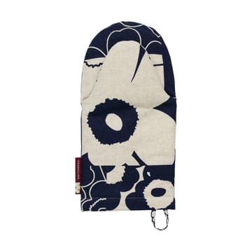 Guanto da forno Unikko Collage - Linen-dark navy - Marimekko