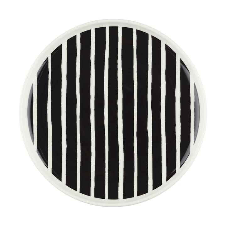 Piatto Oiva Piccolo Ø20 cm - White-black - Marimekko