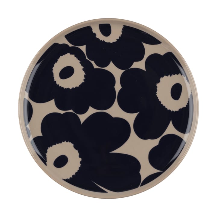 Piatto Unikko Ø 20 cm - Terra-dark blue - Marimekko