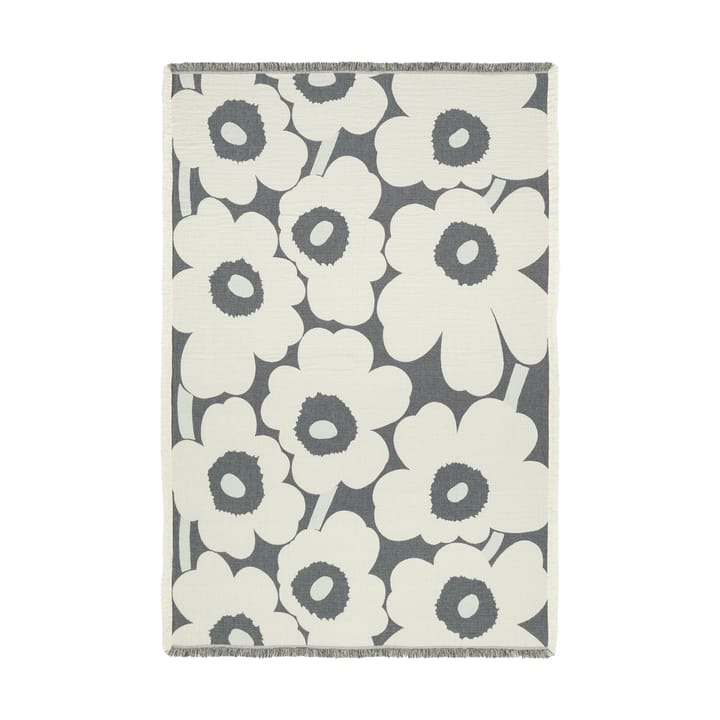 Plaid Unikko 150x220 cm, Off white-charcoal-sand Marimekko