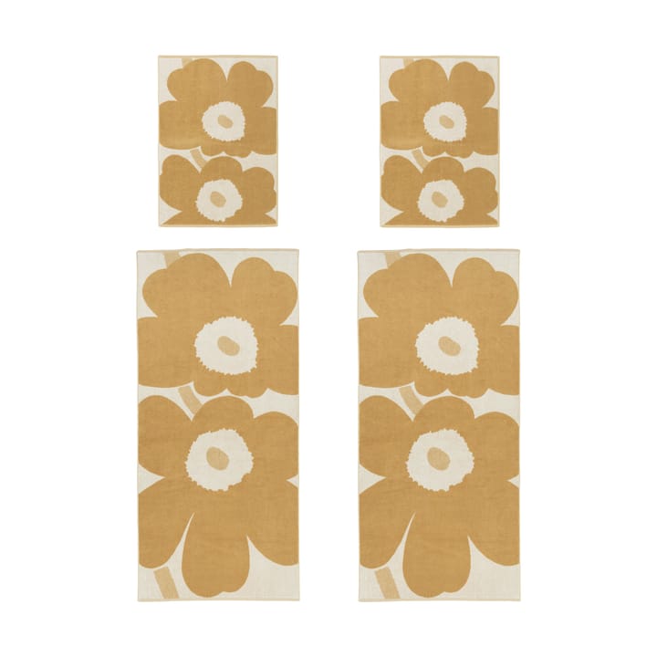 Set di asciugamani Unikko, Off white-straw Marimekko