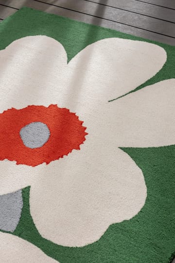 Tappeto di plastica taftato Unikko 60° anniversario - 160x230 cm - Marimekko