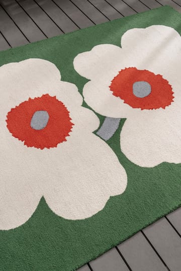 Tappeto di plastica taftato Unikko 60° anniversario - 160x230 cm - Marimekko