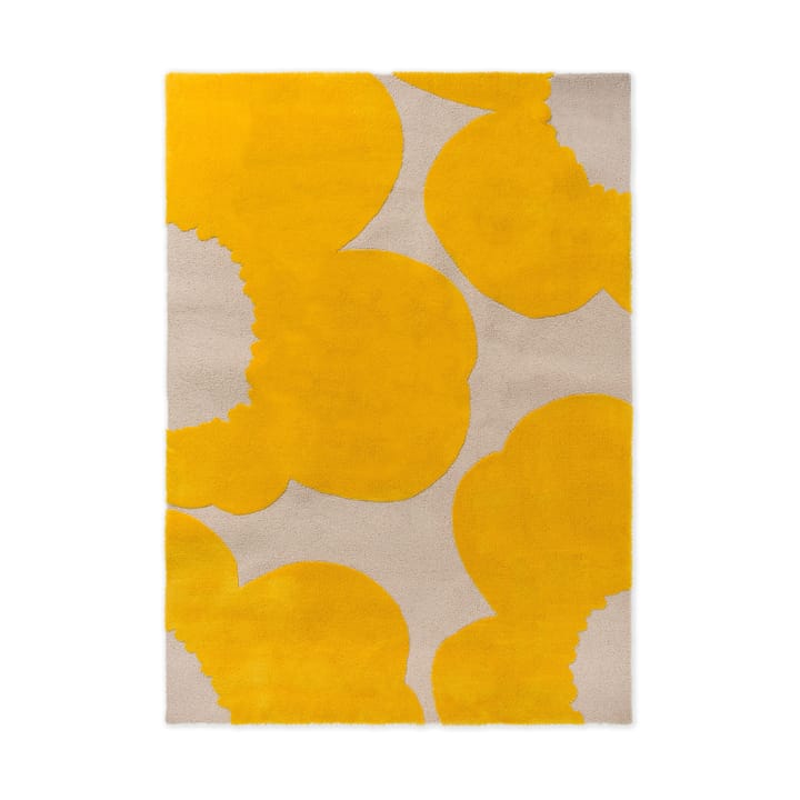 Tappeto in lana Iso Unikko - Giallo, 140x200 cm - Marimekko