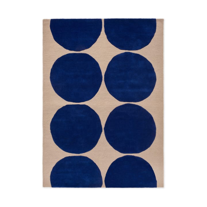 Tappeto in lana Isot Kivet - Blu, 140x200 cm - Marimekko