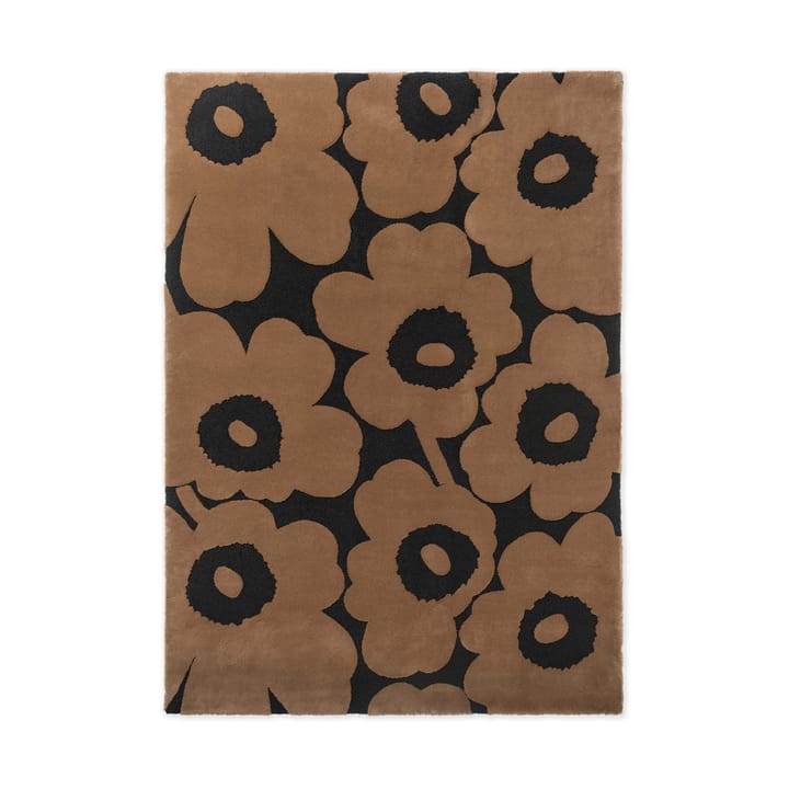 Tappeto in lana Unikko - Beige, 140x200 cm - Marimekko