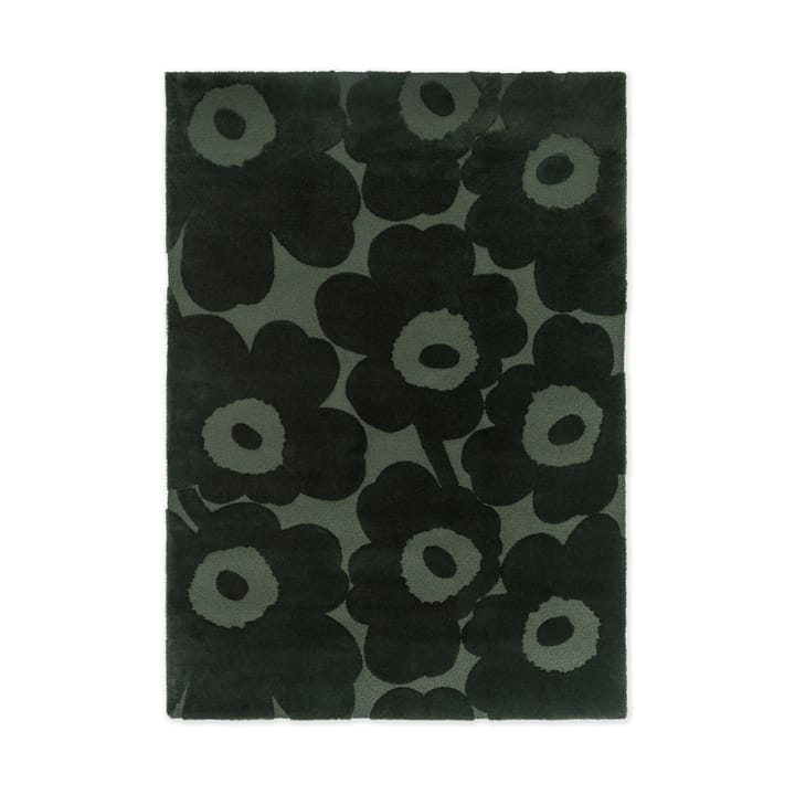 Tappeto in lana Unikko - Verde Scuro, 250x350 cm - Marimekko