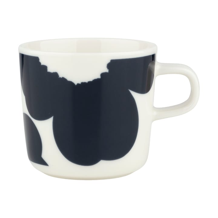 Tazza da caffè Iso Unikko 20 cl - White-dark blue - Marimekko