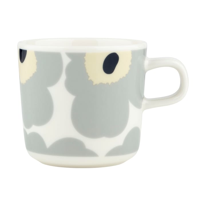 Tazza da caffè Unikko 20 cl - White-light grey-sand-dark blue - Marimekko