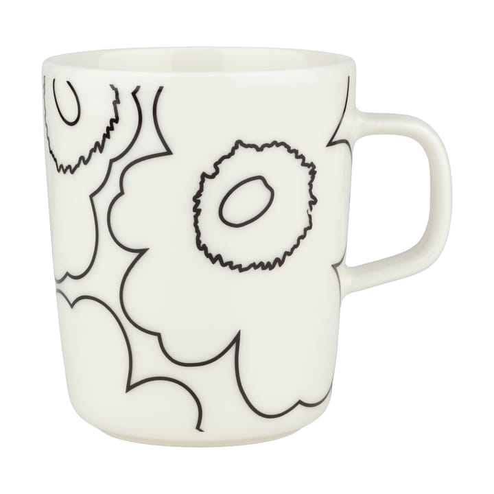 Tazza Piirto Unikko 2,5 dl - White-black - Marimekko