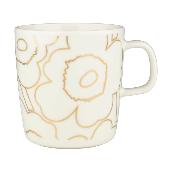 Tazza Piirto Unikko 4 dl - White-gold - Marimekko