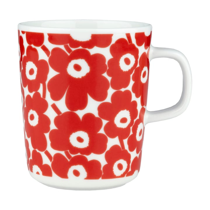 Tazza Pikkuinen Unikko 25 cl - White-red - Marimekko